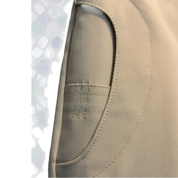 NEW Monterey Club Tan Khaki Cropped Golf Pants Size 6 Capri Pants - Picture 6 of 8